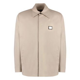 Dolce & Gabbana Heren, Jassen, Beige, Maat: L Katoen