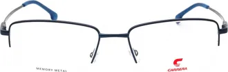 Carrera CARRERA8895 Rectangular Metal Eyeglasses - Blue