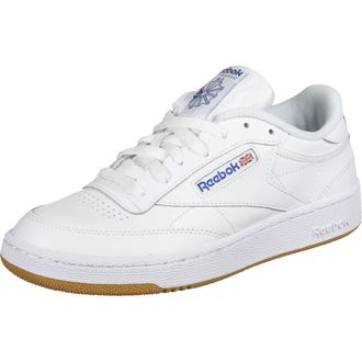 Reebok Unisex Club 85 Gymnastics Shoes, Intense White Royal Gum, 4.5 UK