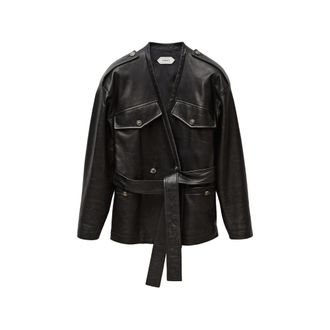 Versace Leather Blouson