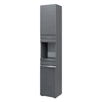 Vicco Armario De Ba&ntilde;o Freddy, Antracita, 36.4 X 190.5 Cm