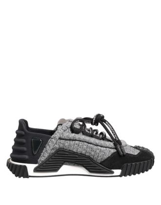Dolce & Gabbana Zwart Grijze NS1 Lage Sneakers Schoenen