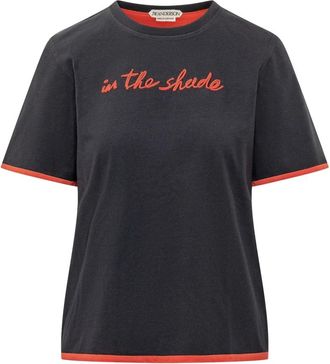 J.W.Anderson In the Shade Tee - Dames - T-shirts - Zwart - XS - Katoen - Tops