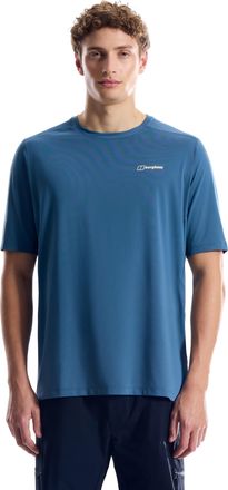 Berghaus T-Shirt BERGHAUS BOWBURN TECH TEE AM, Herren, Gr. XXL, northern sky, Obermaterial: 94% Polyester, 6% Elasthan, Shirts T-Shirt, f&uuml;r Erwachsene, f&uuml;r Spo