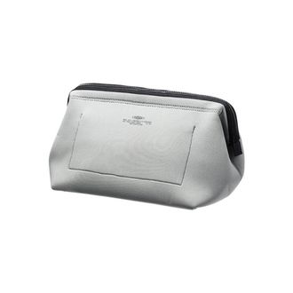 Puebco Large zipper case, grey/orange