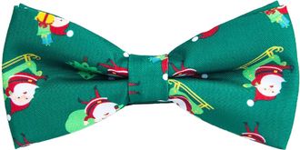 Generic Christmas Bow Tie for Men & Women, Red Biscuits Novelty Xmas Holiday Party Accessory - Funny Colourful Joke Festive Bowtie for Work Do, Events, or Uni