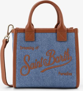 MC2 Saint Barth Borsa a tracolla Vanity bag Mini in denim - MC2 SAINT BARTH - gender_Woman