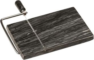 Fifty Five South Handgefertigter Käseschneider/Käsehobel Mukko aus schwarzem Marmor