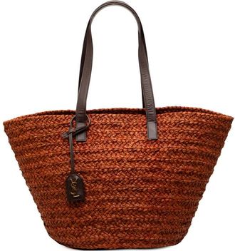 Saint Laurent Pre-owned Saint Laurent Medium Raffia Panier Basket Shopper Tote Ladies 87LDG3CNSBVH0TJ1