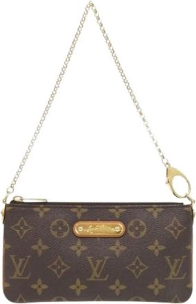 Louis Vuitton Pre-owned Mini Monogram Handbag - Dames - Vintage Mini Tas - Bruin - ONE Size - Vintage