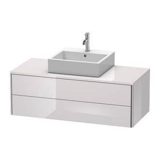 Duravit Mueble De Pared Duravit Xsquare 120.0 X 54.8 Cm, 2 Cajones, Color (frente/cuerpo): Laca Blanca Lila Alto Brillo - Xs491202727