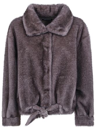 DRHOPE Faux Fur Jacket Woman Fake Fur Jacket