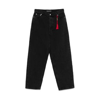 The Editor Heren, Jeans, Zwart, Maat: XL