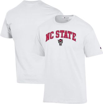 Champion Mens Champion White NC State Wolfpack Arched Logo T-Shirt at Nordstrom, Size Large