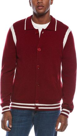 Kier + J Collar Wool & Cashmere-Blend Sweatshirt