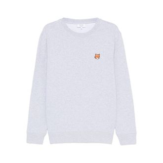 Maison Kitsun&eacute; Fox-motif Crew-neck Sweatshirt