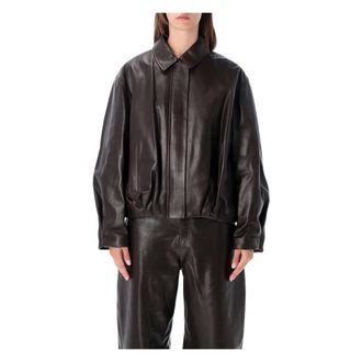 Arma Melis Jacket - female - Arma - Leather Jackets - Brown - XS - Jackets