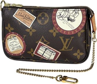 Louis Vuitton Brown Monogram Pochette Pouch (Pre-Owned)