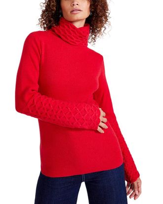 Temperley London Honeycomb Wool Knit Jumper