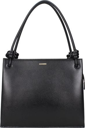 Jil Sander Black Leather Womens Handbag