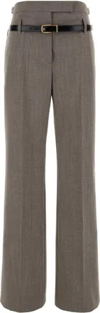 Prada Dove Grey Wool Blend Pant