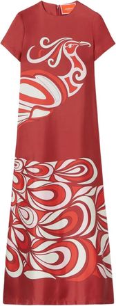 La DoubleJ Abito lungo Swing - Rosso