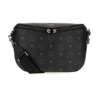 MCM Cross Body Bags, female, Black, Size: ONE SIZE Diamond Small Crossbody Bag