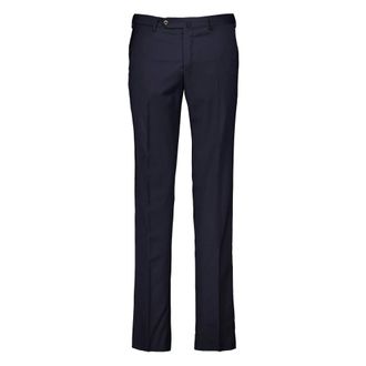 Pantaloni Torino Suit Trousers, male, Blue, Size: 3XL Slim Technical Wool Trousers P035