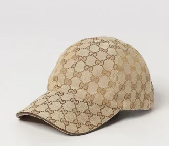 Gucci Cappello da baseball in tessuto jacquard con monogram GG