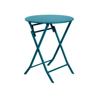 Hesperide Tavolo da giardino tondo 60x71 cm Greensboro azzurro