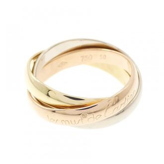Cartier Yellow Gold (18K) Pink Gold (18K) White Gold (18K) Band Ring (Pre-Owned)