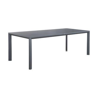 Sweeek Mesa de jard&iacute;n de aluminio de 8 plazas, antracita