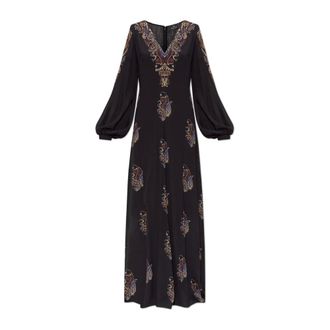Etro Etro, Maxi Dresses, female, Black, Size: XS Long-sleeved Dress