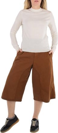 Maison Margiela Ladies Ecru Work-In-Progress Wool Jumper