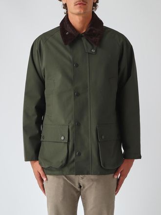 Barbour Giacca Bedale in cotone cerato antivento con collo in velluto