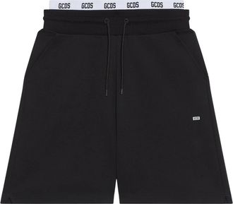 GCDS Essentials Shorts - Heren - Korte Broeken - Zwart - XS - Katoen - Korte Broeken