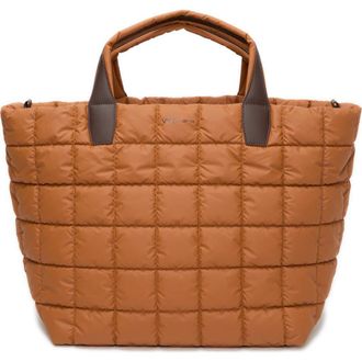 VeeCollective Porter Basque Quilted Tote in Cognac at Nordstrom Rack