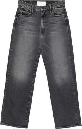 Mother Dodger Flood Jean - Dames - Regular Fit Jeans - Grijs - W28 - Denim - Jeans