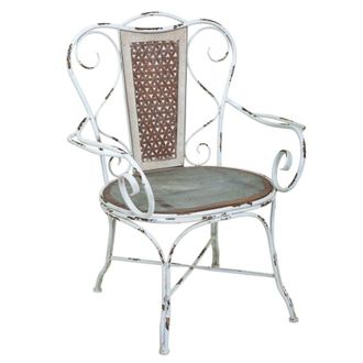 Wanderlust Deco Sill&oacute;n de metal 75.5x59x95h cm