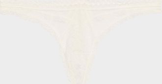 Kiki De Montparnasse Dahlia Scalloped Lace Thong