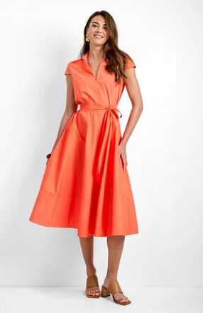 Trina Turk Delfina Dress in Calypso Coral at Nordstrom, Size 14