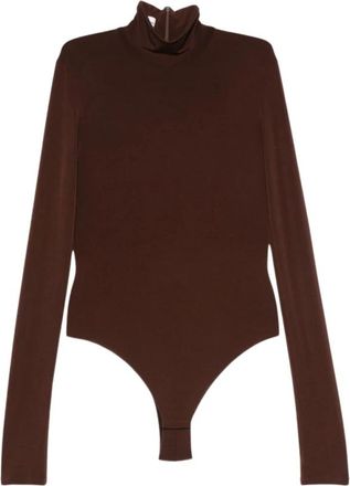 Andamane Ziggy Bodysuit - Dames - Bodies - Bruin - S - Katoen - Tops