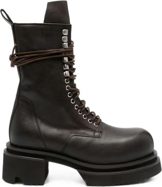 Rick Owens Boots Lace Up Bogun