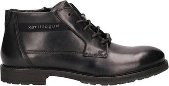 Bugatti Zwarte Enkellaarzen voor Mannen - Heren - Veterlaarzen - Zwart - 42 EU - Wol - Schoenen