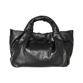 Munthe Dames, Tassen, Zwart, Maat: ONE Size Leer