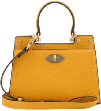 Pourchet Micro Handbag - Dames - Handtassen - Geel - ONE Size - Leer - Tassen