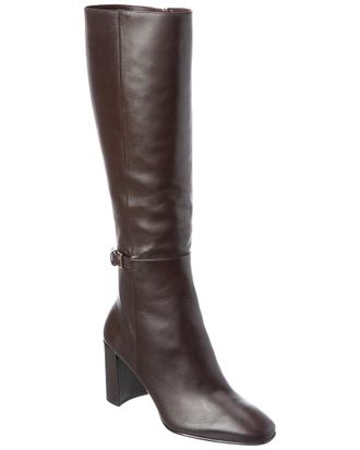 Alexandre Birman Candance 70 Leather Knee-High Boot