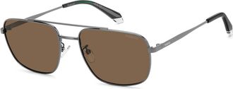 Polaroid PLD 4214/G/S/X Asian Fit R80/SP Mens Sunglasses Silver Size 59