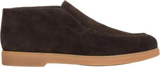 Estro & Luminara Hoge instap moccasins - Dames - Enkellaarsjes - Bruin - 39 EU - Katoen - Schoenen