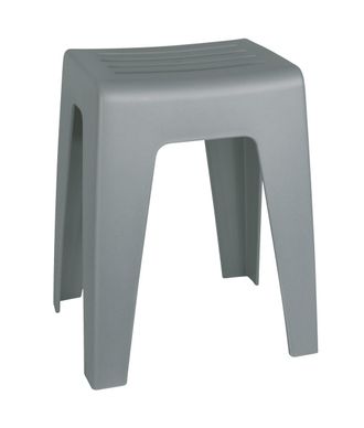 WENKO Taburete Ba&ntilde;o Kumba Gris